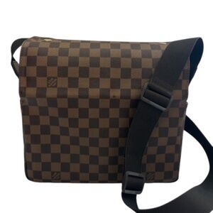 LOUIS VUITTON Naviglio Damier Ebene Crossbody Messenger Shoulder Bag